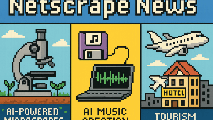 netscrape-news-2025-07-06 AI-Powered Microscope Soil Analysis revolutionizing agriculture, AI music creation challenges, and AI scam consequences in the tourism industry.