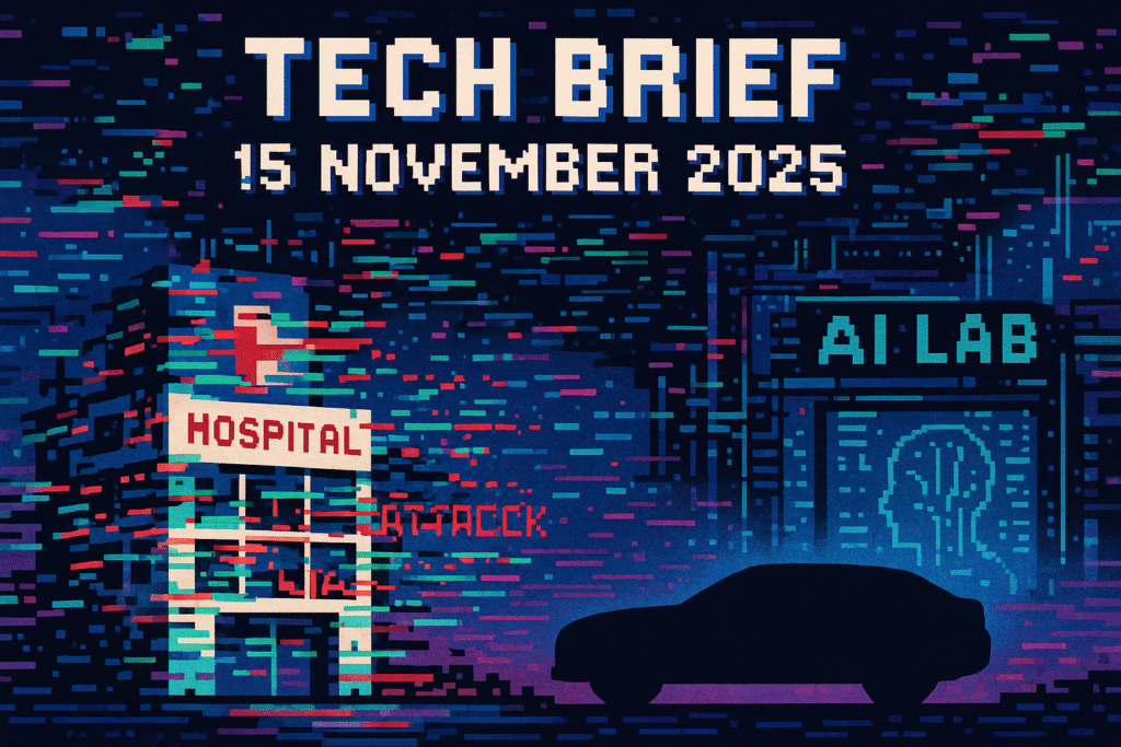 Tech Brief 15 November 2025: Cyberattacks, Infrastructure, AI ...
