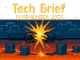 Tech Brief 19 November 2025 featured image shows an 8-bit pixel art landscape with a network of servers and cables, central cables visibly snapping, with text displaying the date in pixelated style.